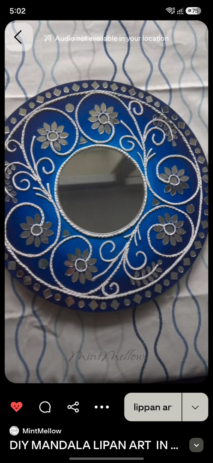 Velvet Studio handcrafted piece