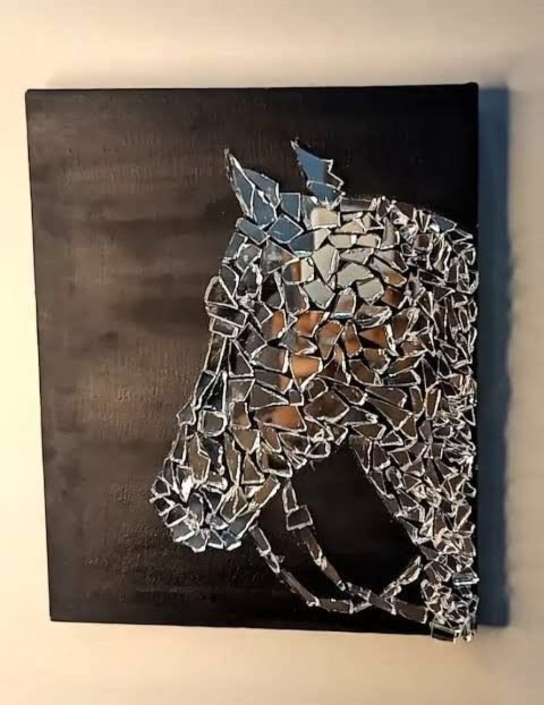 Mirror Mosaic Horse